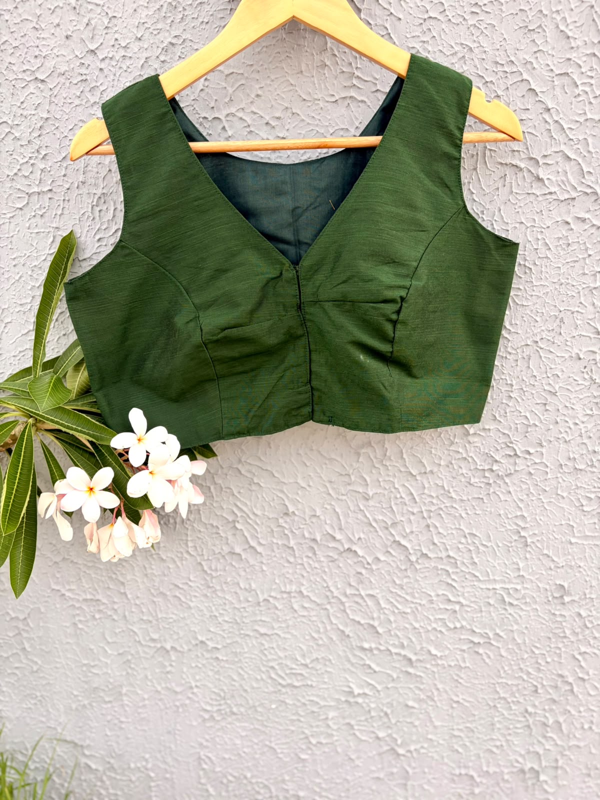 Silk hand work designer blouse