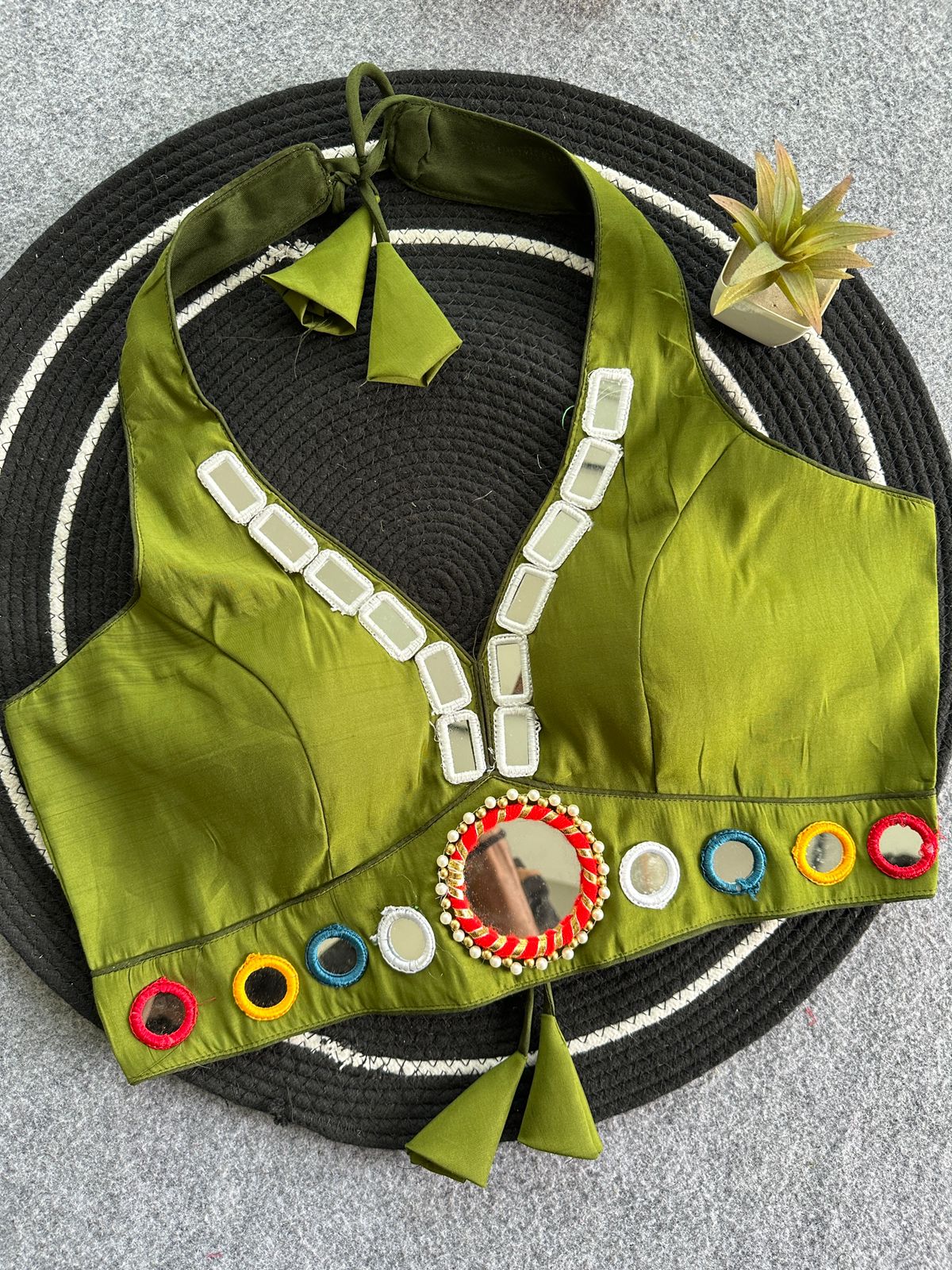 Pure Roman Silk ready made blouse