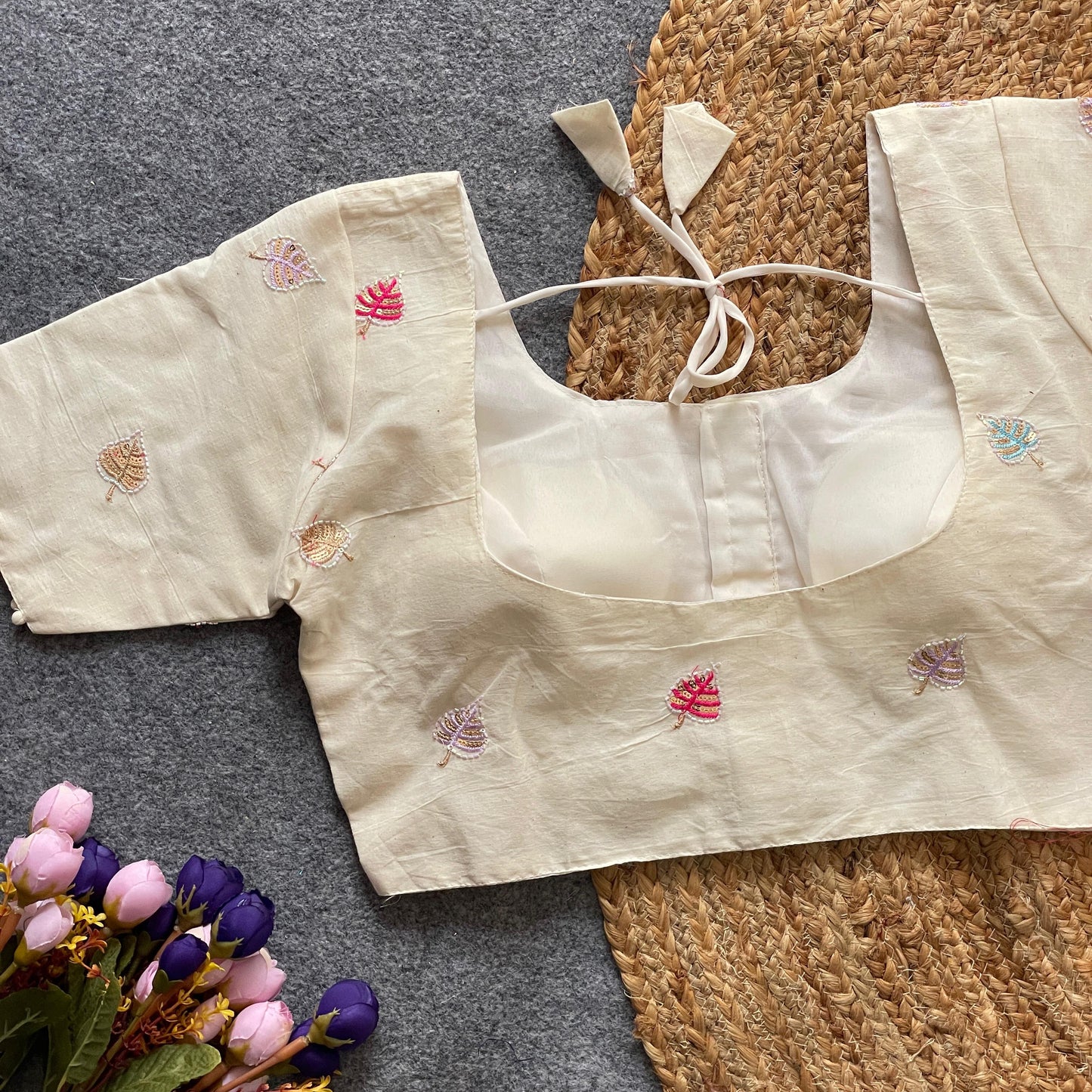 pure cotton ready made blouse