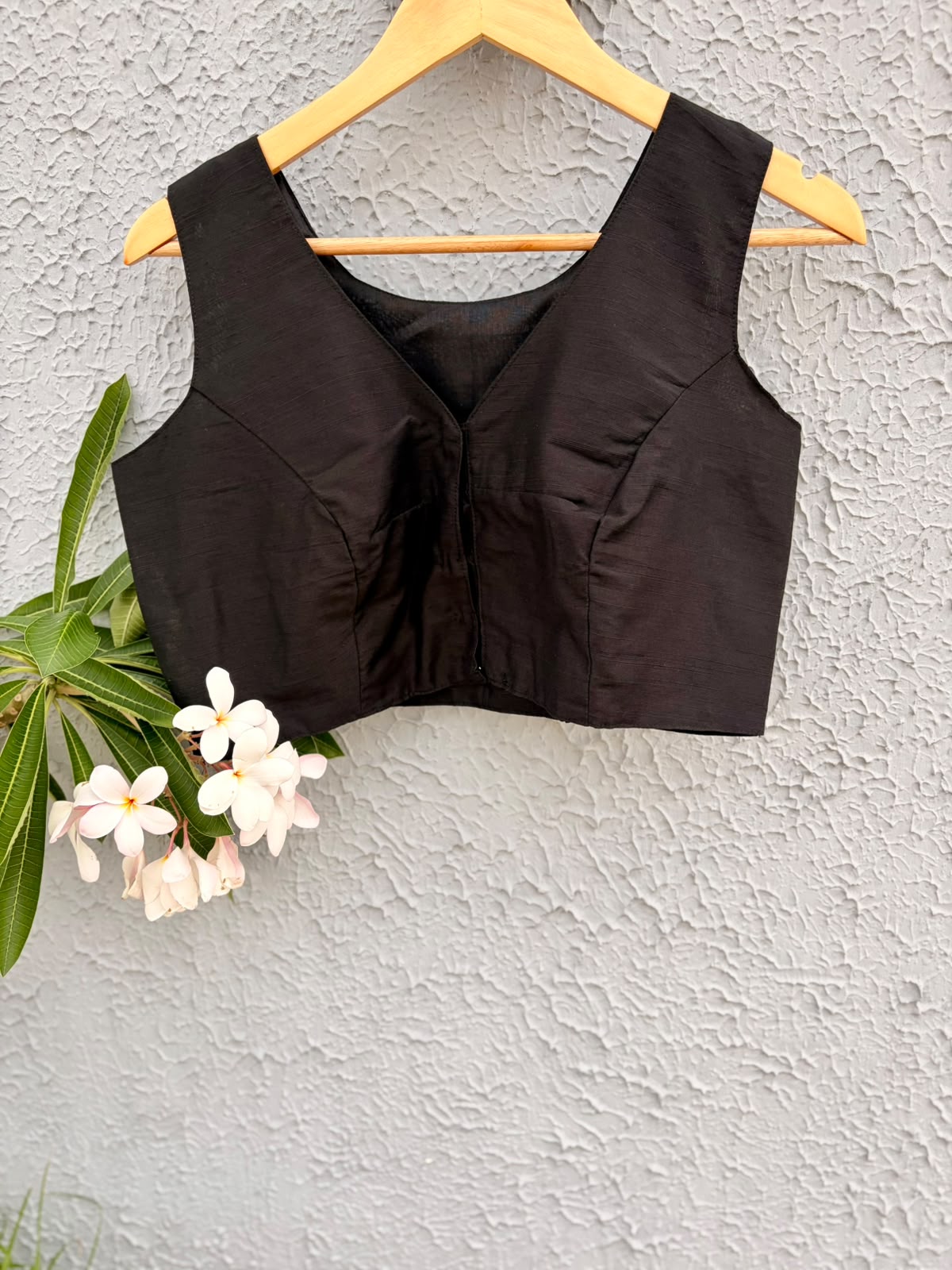 Silk hand work designer blouse