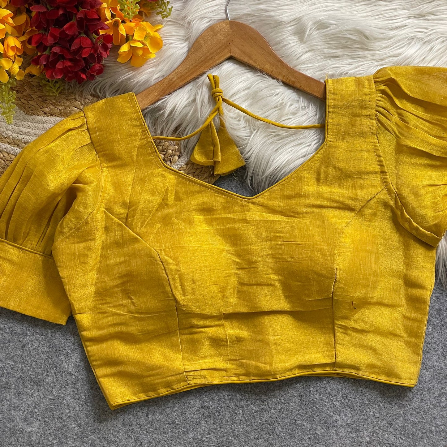 Pure Erode Silk Cotton ready made blouse