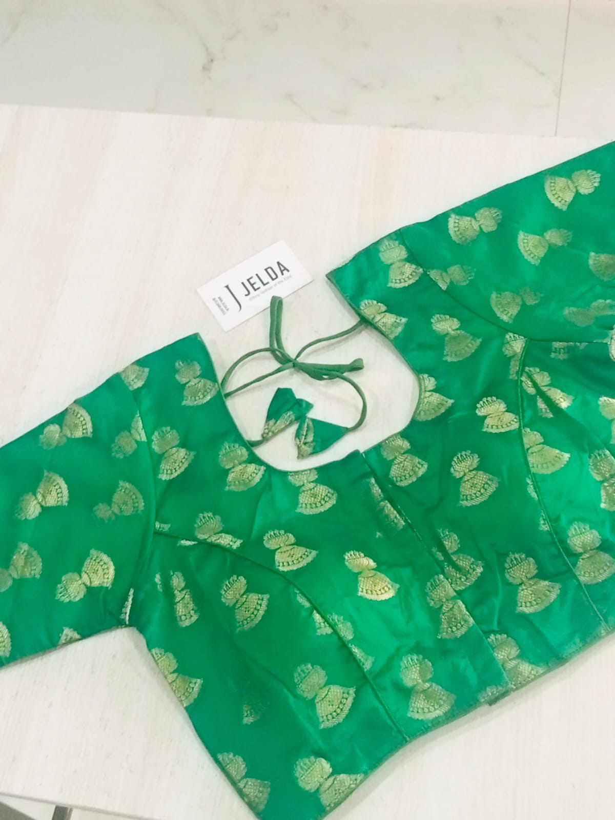 Banaras fabric ready made blouse