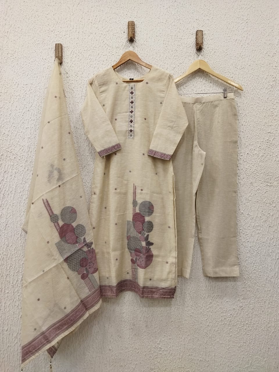 Premium Cotton embroidery work salwar suit