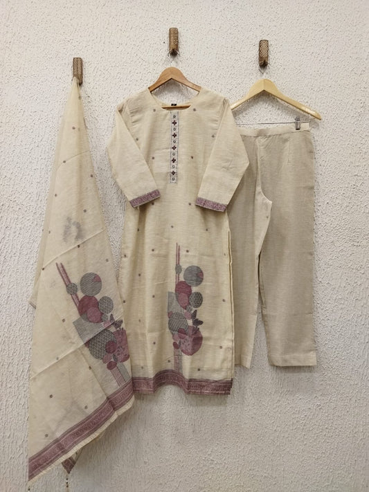 Premium Cotton embroidery work salwar suit