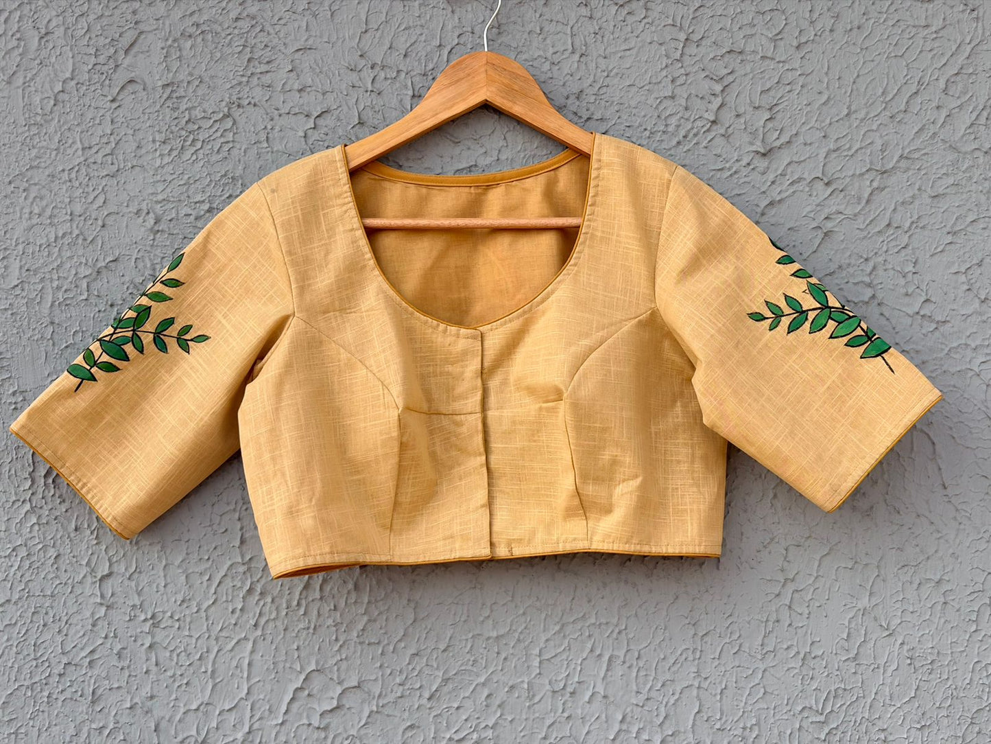 Cotton handpainted designer blouse