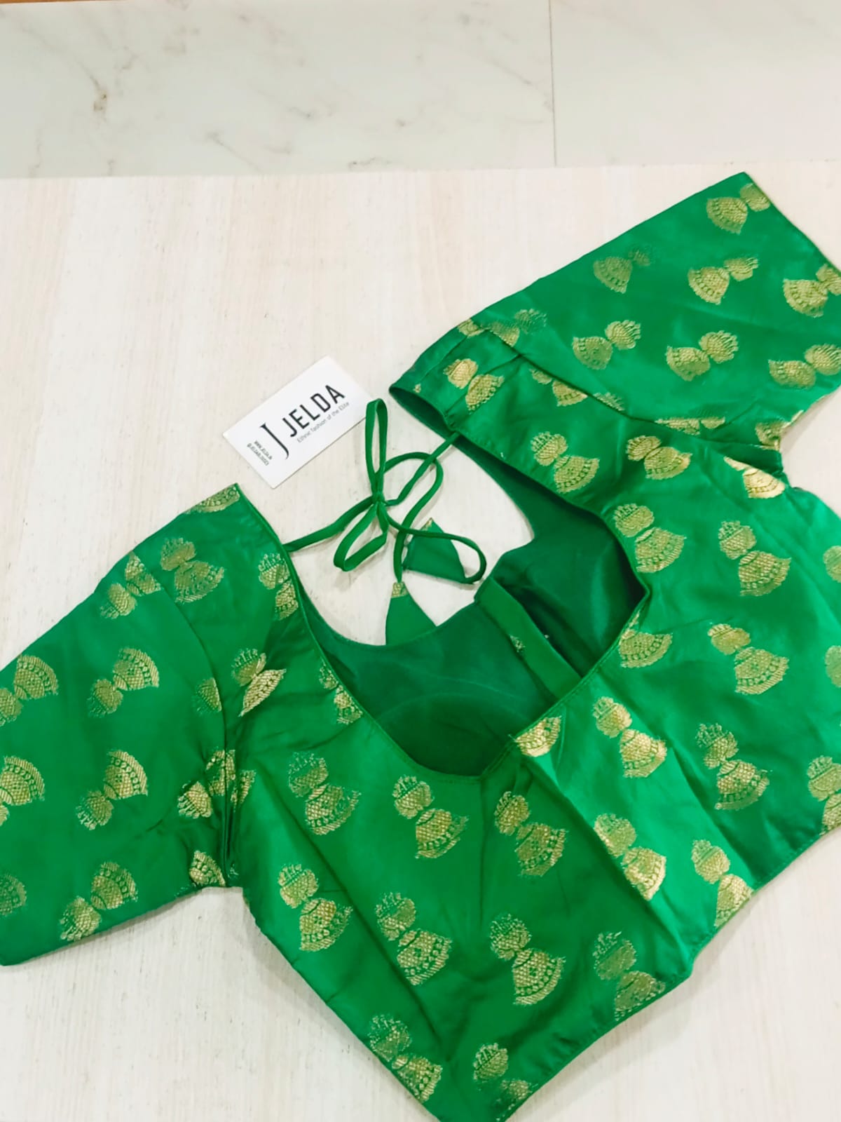 Banaras fabric ready made blouse