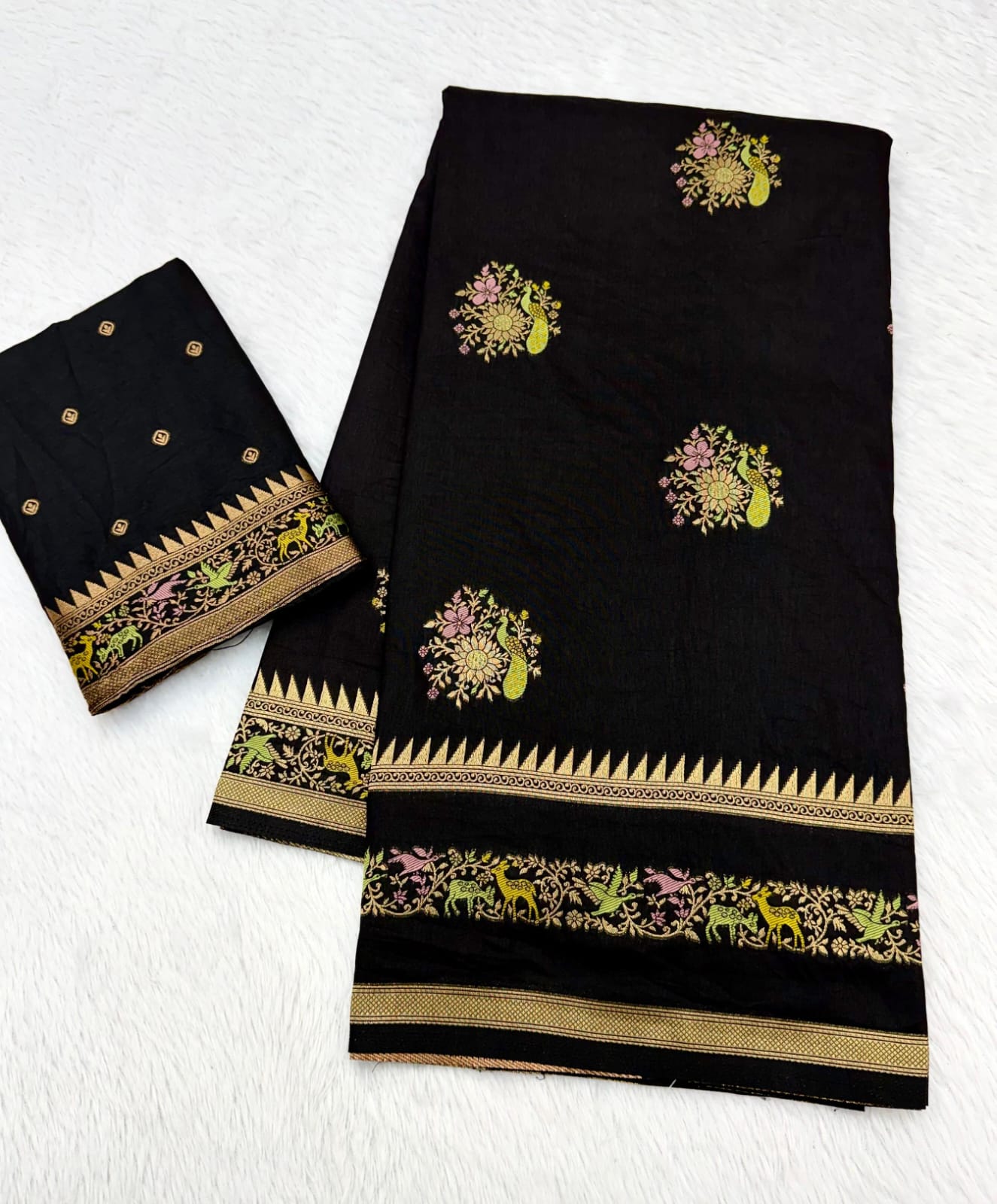 Soft Pure dolla Silk Weaving Saree