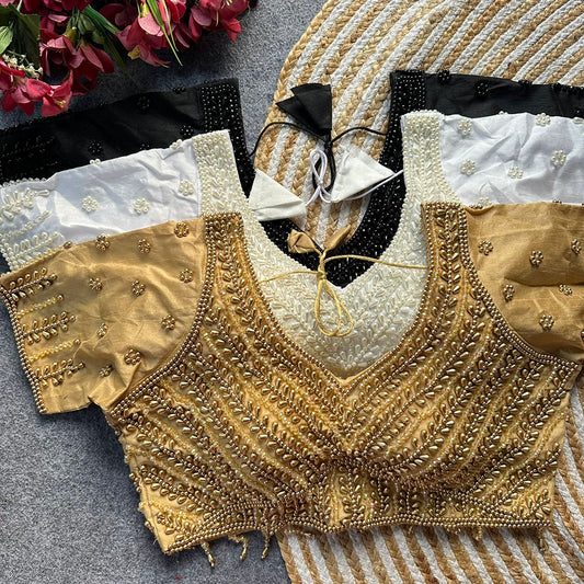 Pure handwork ready made blouse