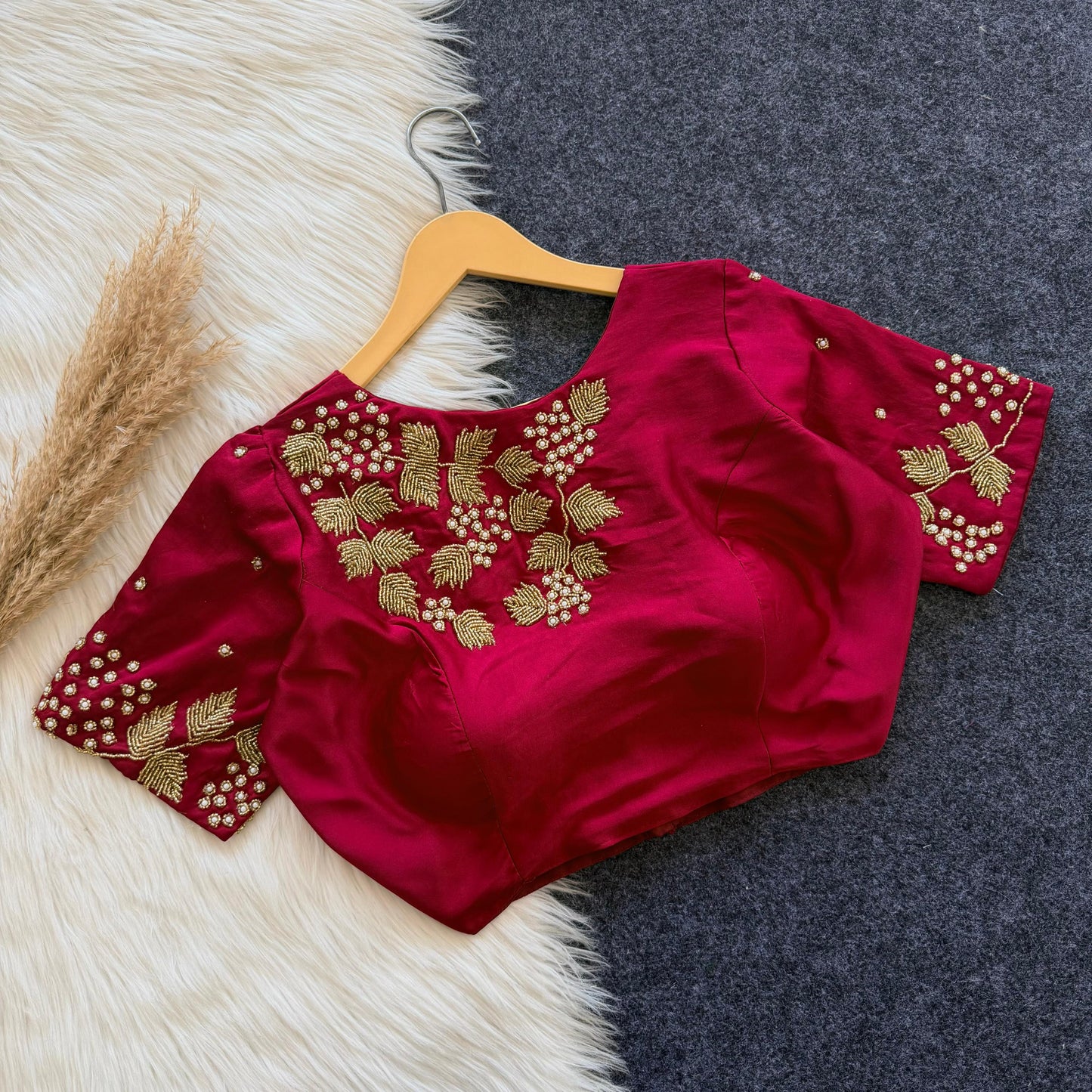 Beautiful handwork ready made blouse
