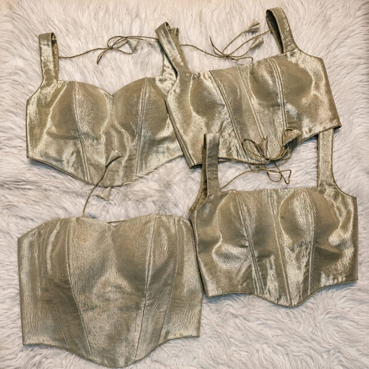 Tissue corset custom made blouse