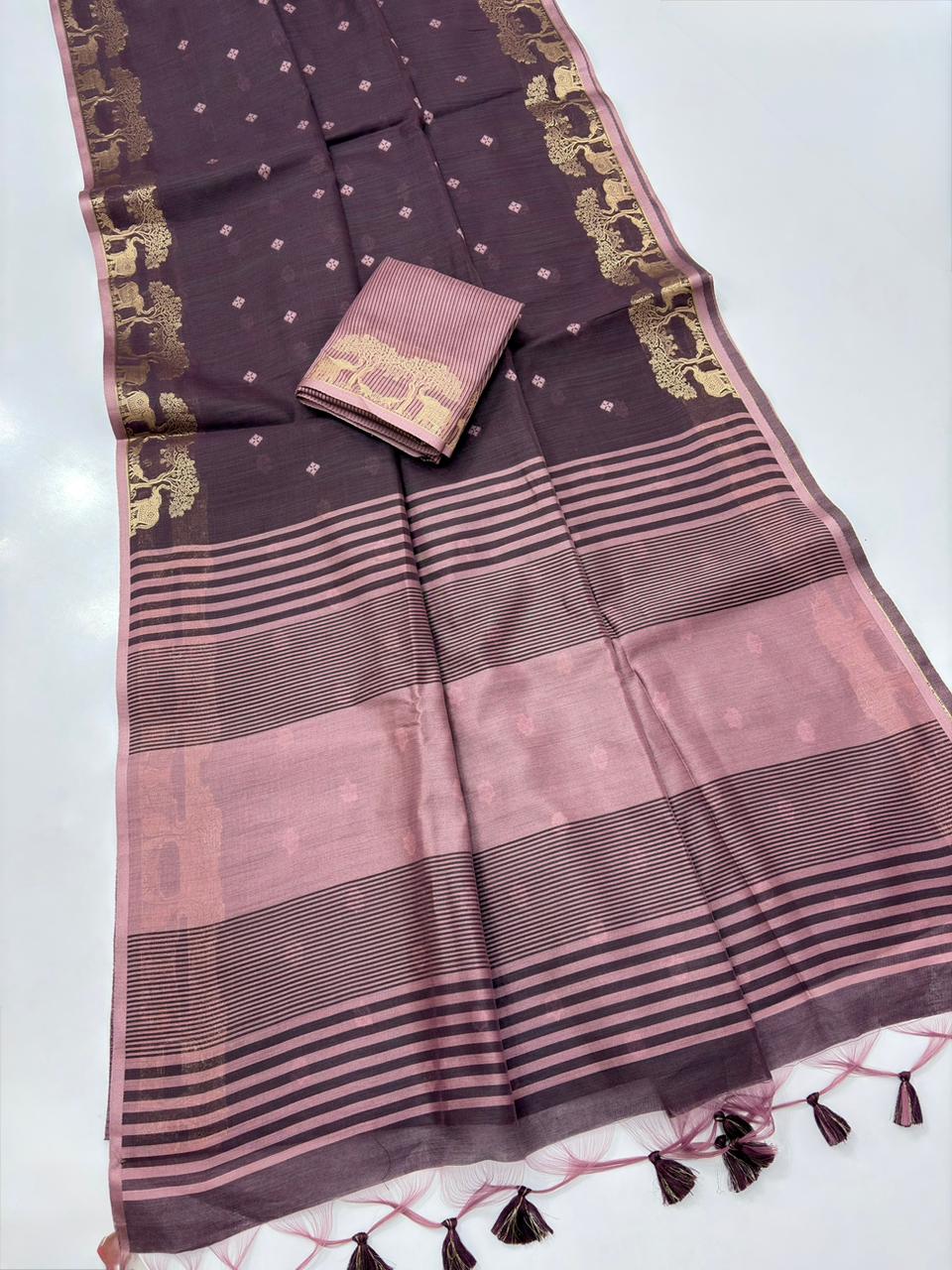 Premium Raw Silk Saree