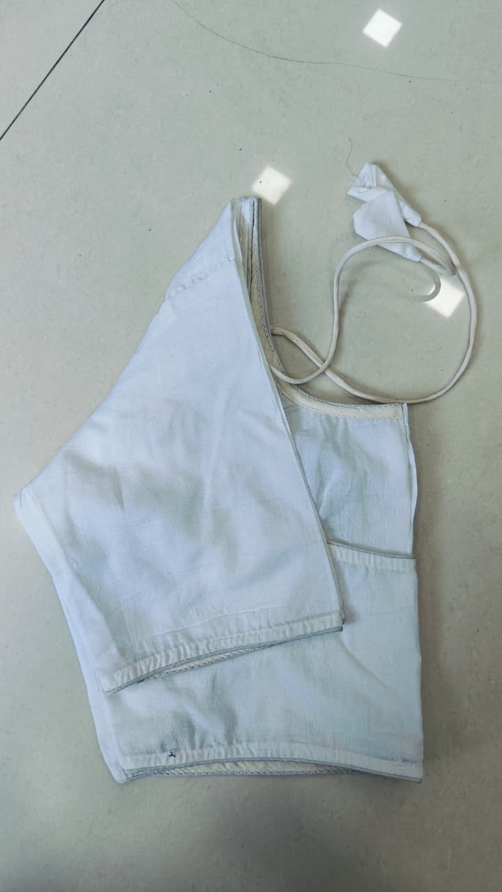 Pure pochampally cotton ready made blouse